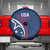 USA 2024 Rugby Spare Tire Cover Soar Like an Eagle Blue Version