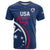 USA 2024 Rugby T Shirt Soar Like an Eagle Blue Version