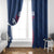 USA 2024 Rugby Window Curtain Soar Like an Eagle Blue Version