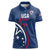 USA 2024 Rugby Women Polo Shirt Soar Like an Eagle Blue Version