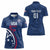 USA 2024 Rugby Women Polo Shirt Soar Like an Eagle Blue Version