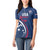 USA 2024 Rugby Women Polo Shirt Soar Like an Eagle Blue Version