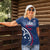 USA 2024 Rugby Women Polo Shirt Soar Like an Eagle Blue Version