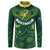 Australia 2024 Rugby Button Sweatshirt Go Wallabies - Wonder Print Shop