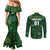 Australia 2024 Rugby Couples Matching Mermaid Dress and Long Sleeve Button Shirt Go Wallabies