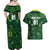 Australia 2024 Rugby Couples Matching Off Shoulder Maxi Dress and Hawaiian Shirt Go Wallabies - Wonder Print Shop