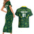 Australia 2024 Rugby Couples Matching Short Sleeve Bodycon Dress and Hawaiian Shirt Go Wallabies - Wonder Print Shop