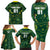 Australia 2024 Rugby Family Matching Long Sleeve Bodycon Dress and Hawaiian Shirt Go Wallabies - Wonder Print Shop