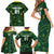 Australia 2024 Rugby Family Matching Short Sleeve Bodycon Dress and Hawaiian Shirt Go Wallabies - Wonder Print Shop