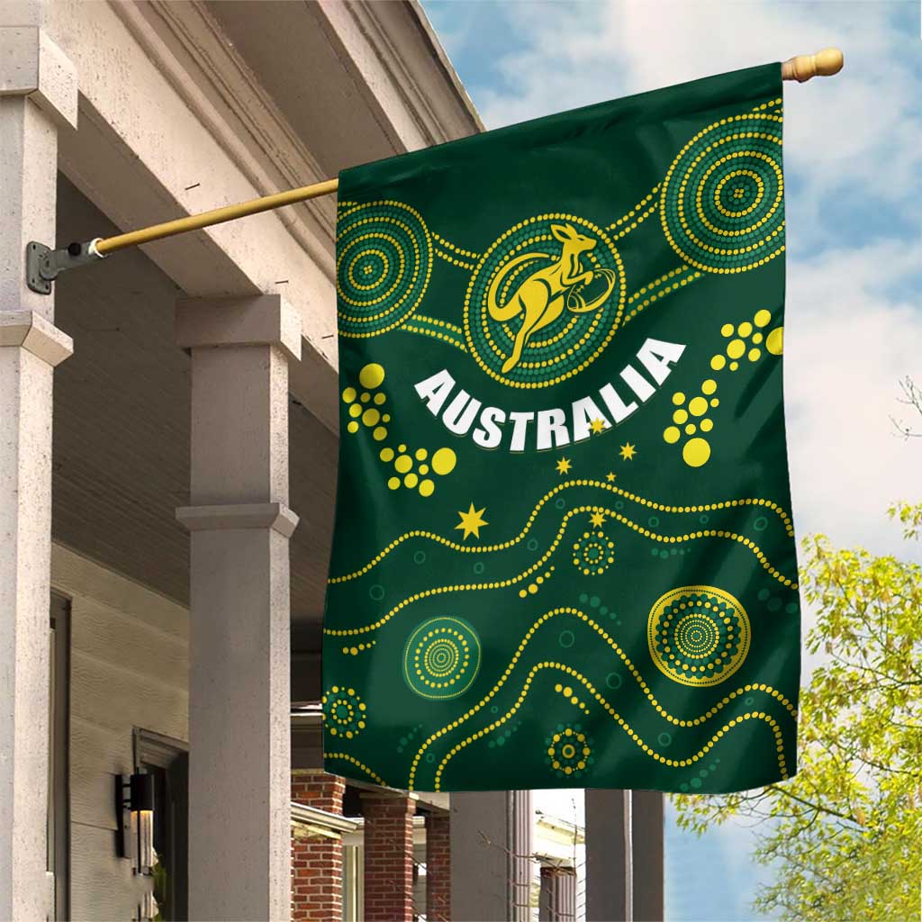 Australia 2024 Rugby Garden Flag Go Wallabies - Wonder Print Shop