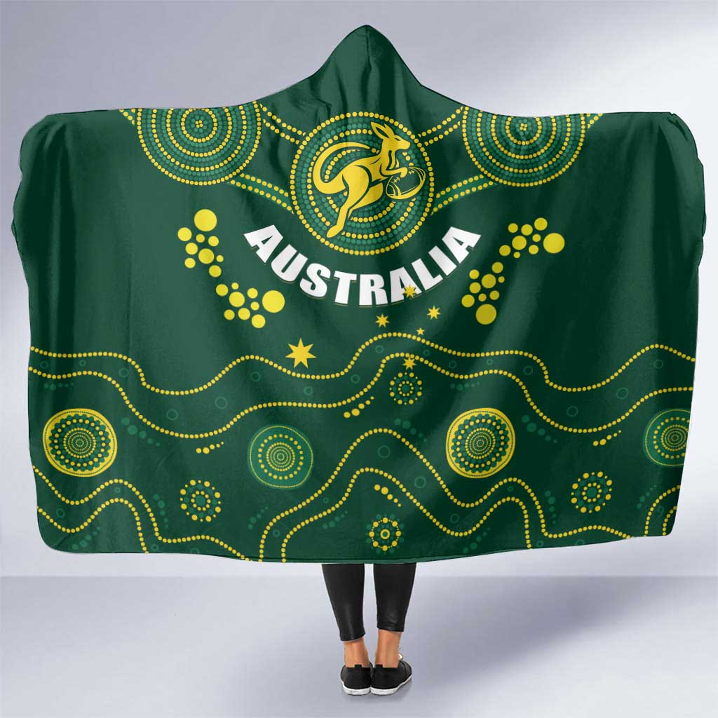 Australia 2024 Rugby Hooded Blanket Go Wallabies