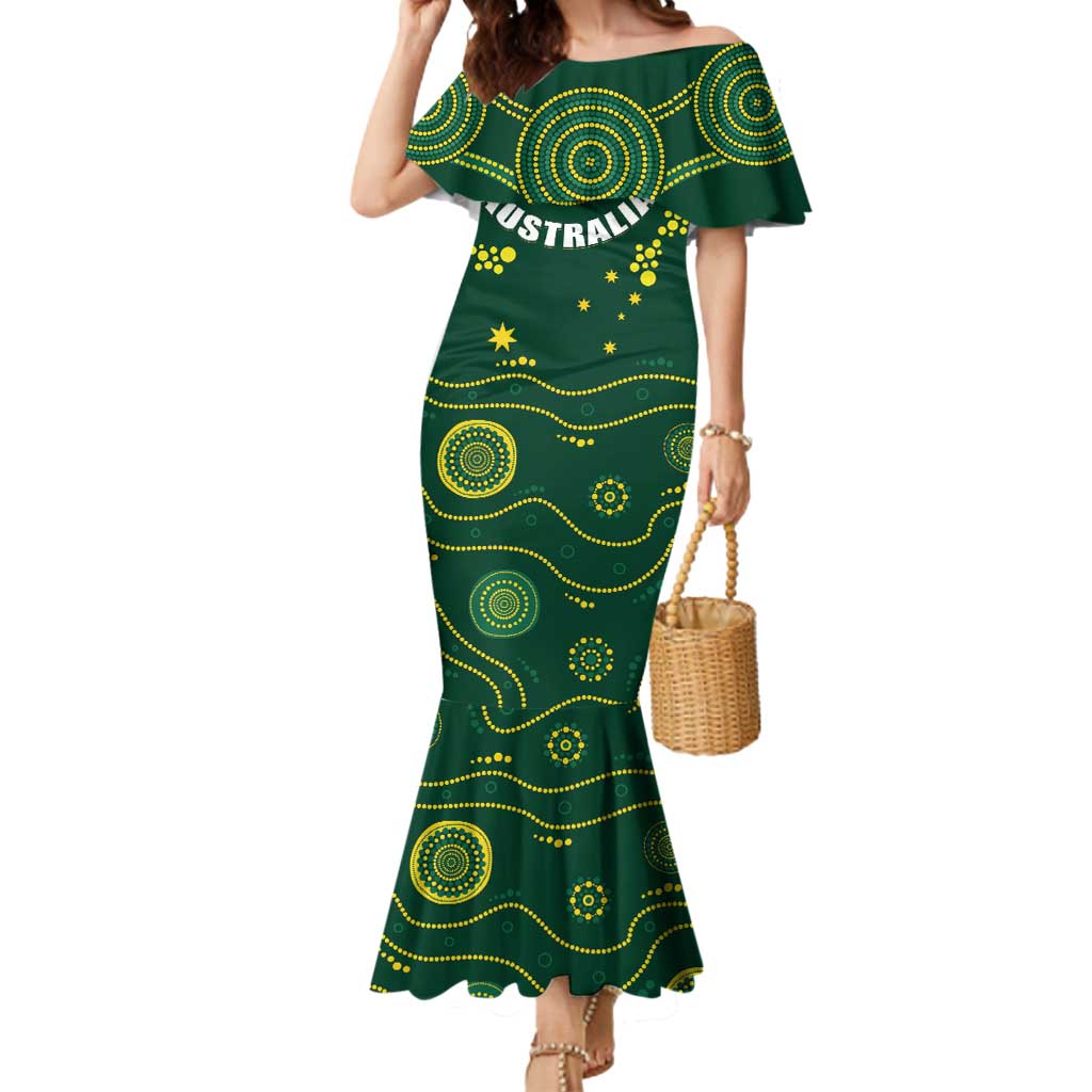 Australia 2024 Rugby Mermaid Dress Go Wallabies - Wonder Print Shop