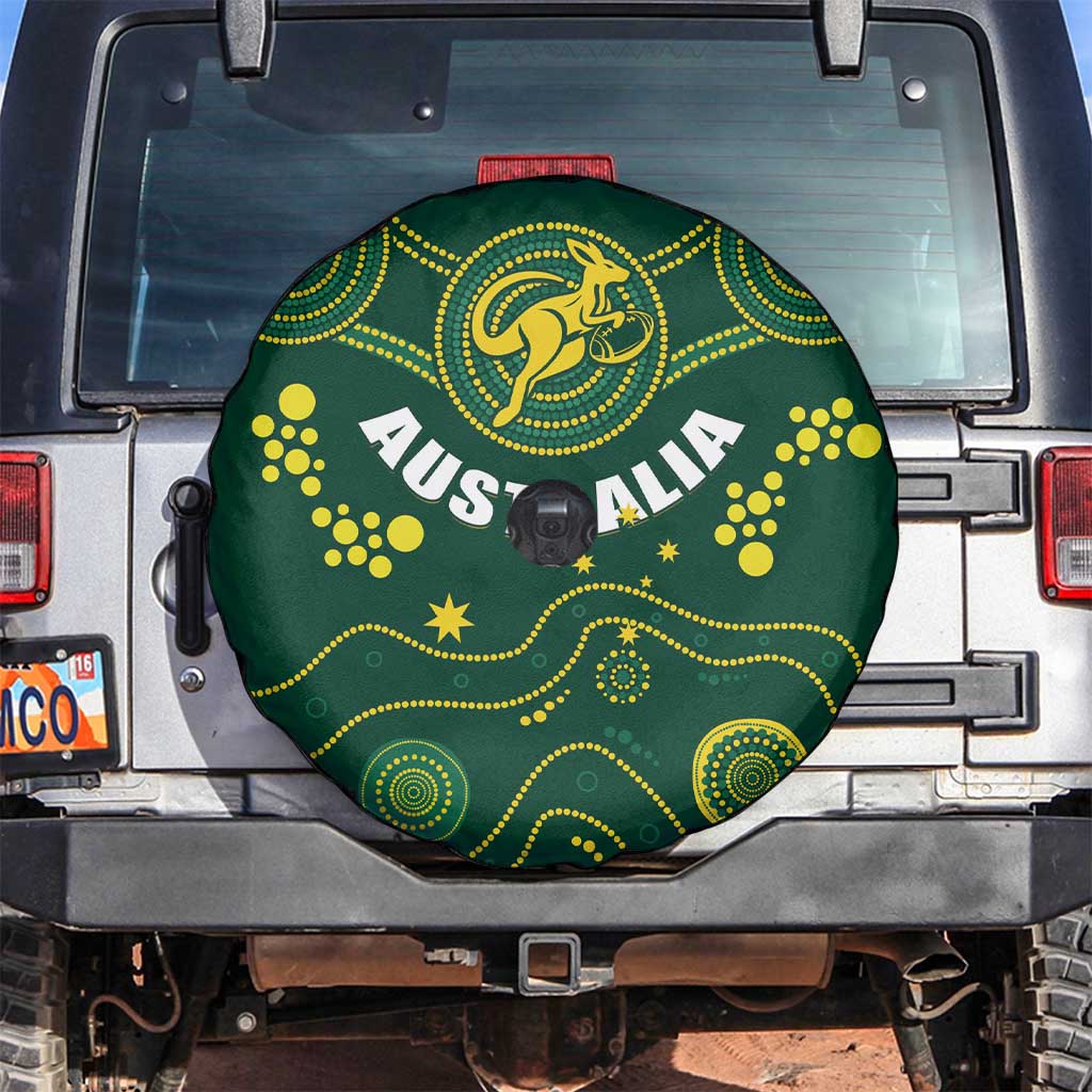 Australia 2024 Rugby Spare Tire Cover Go Wallabies