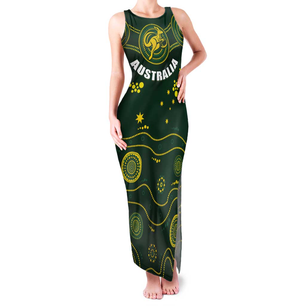 Australia 2024 Rugby Tank Maxi Dress Go Wallabies