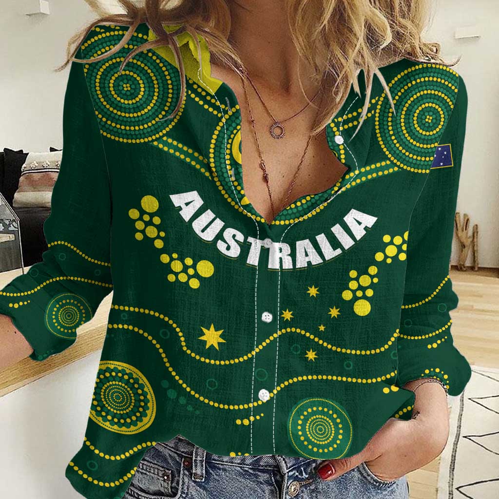 Australia 2024 Rugby Women Casual Shirt Go Wallabies