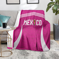 Mexico 2026 Football Pink Blanket Golden Eagle Victory