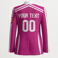 Custom Mexico 2026 Football Pink Blazer Golden Eagle Victory