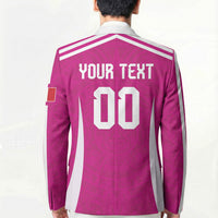 Custom Mexico 2026 Football Pink Blazer Golden Eagle Victory