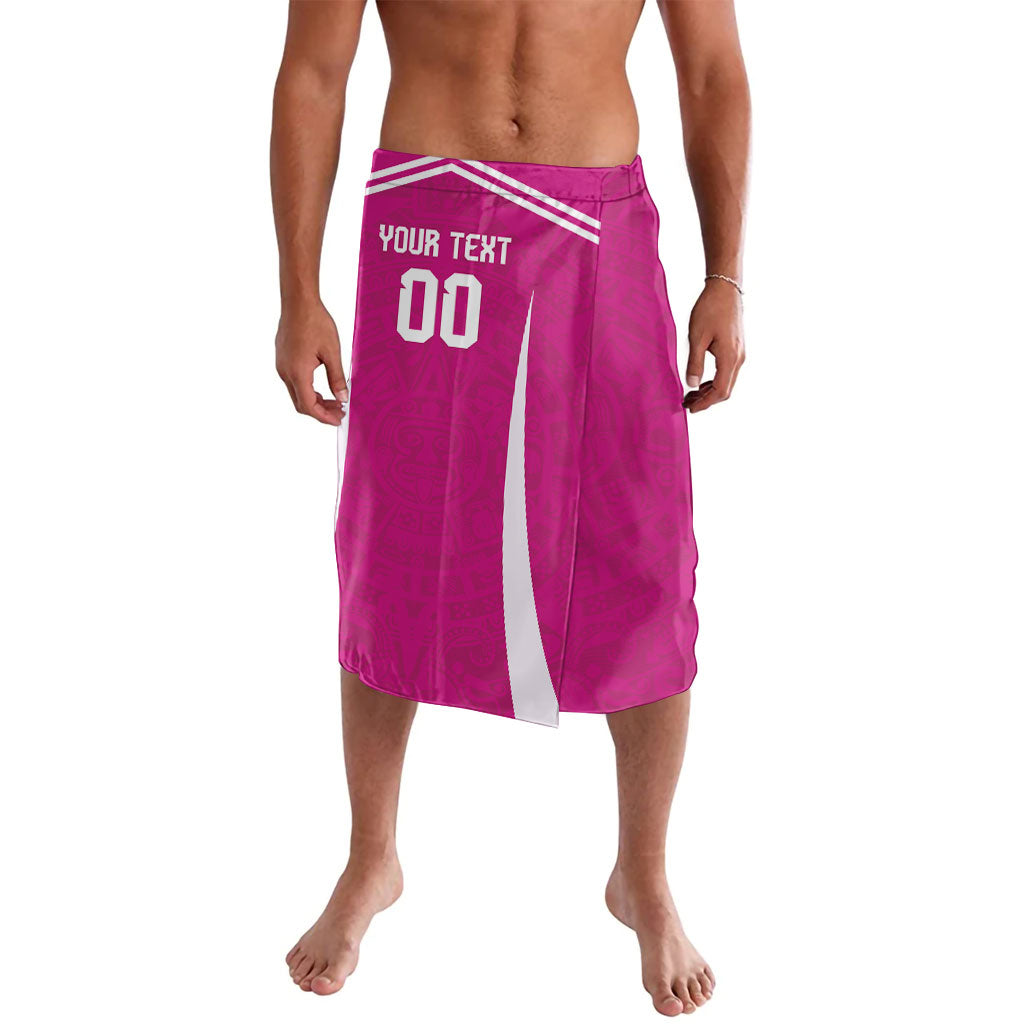 Custom Mexico 2026 Football Pink Lavalava Golden Eagle Victory