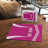 Mexico 2026 Football Pink Puzzle Golden Eagle Victory