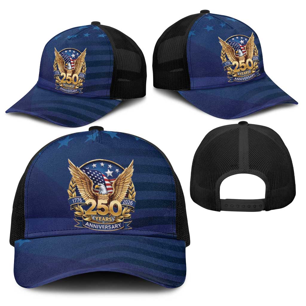 USA 250th Anniversary Baseball Net Cap United State 1776-2026