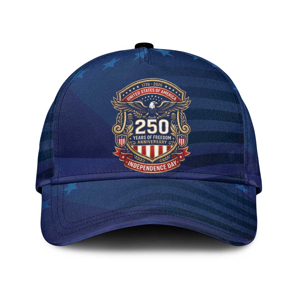 USA 250 Years Of Freedom Classic Cap Happy Independence Day 2026