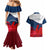 France Rugby Couples Matching Mermaid Dress and Hawaiian Shirt XV de France 2023 World Cup - Wonder Print Shop