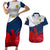 France Rugby Couples Matching Short Sleeve Bodycon Dress and Hawaiian Shirt XV de France 2023 World Cup - Wonder Print Shop