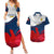 France Rugby Couples Matching Summer Maxi Dress and Hawaiian Shirt XV de France 2023 World Cup - Wonder Print Shop