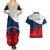 France Rugby Couples Matching Summer Maxi Dress and Hawaiian Shirt XV de France 2023 World Cup - Wonder Print Shop