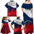 France Rugby Family Matching Off Shoulder Long Sleeve Dress and Hawaiian Shirt XV de France 2023 World Cup - Wonder Print Shop