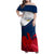 France Rugby Family Matching Off Shoulder Maxi Dress and Hawaiian Shirt XV de France 2023 World Cup - Wonder Print Shop