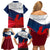 France Rugby Family Matching Off Shoulder Short Dress and Hawaiian Shirt XV de France 2023 World Cup - Wonder Print Shop