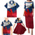 Custom France Rugby Family Matching Puletasi Dress and Hawaiian Shirt XV de France 2023 World Cup - Wonder Print Shop