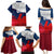 Custom France Rugby Family Matching Puletasi Dress and Hawaiian Shirt XV de France 2023 World Cup - Wonder Print Shop