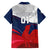 Custom France Rugby Family Matching Puletasi Dress and Hawaiian Shirt XV de France 2023 World Cup - Wonder Print Shop