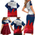 Custom France Rugby Family Matching Short Sleeve Bodycon Dress and Hawaiian Shirt XV de France 2023 World Cup - Wonder Print Shop