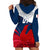 Custom France Rugby Hoodie Dress XV de France 2023 World Cup - Wonder Print Shop