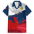 Custom France Rugby Kid Hawaiian Shirt XV de France 2023 World Cup - Wonder Print Shop