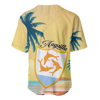 Anguilla AI Tropical Flowers Baseball Jersey - Wonder Print Shop