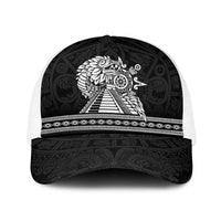 Mexican Aztec Pyramid Baseball Net Cap Aztec Pattern - Wonder Print Shop