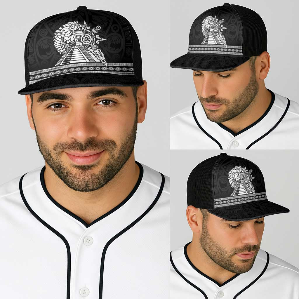Mexican Aztec Pyramid Baseball Net Cap Aztec Pattern - Wonder Print Shop