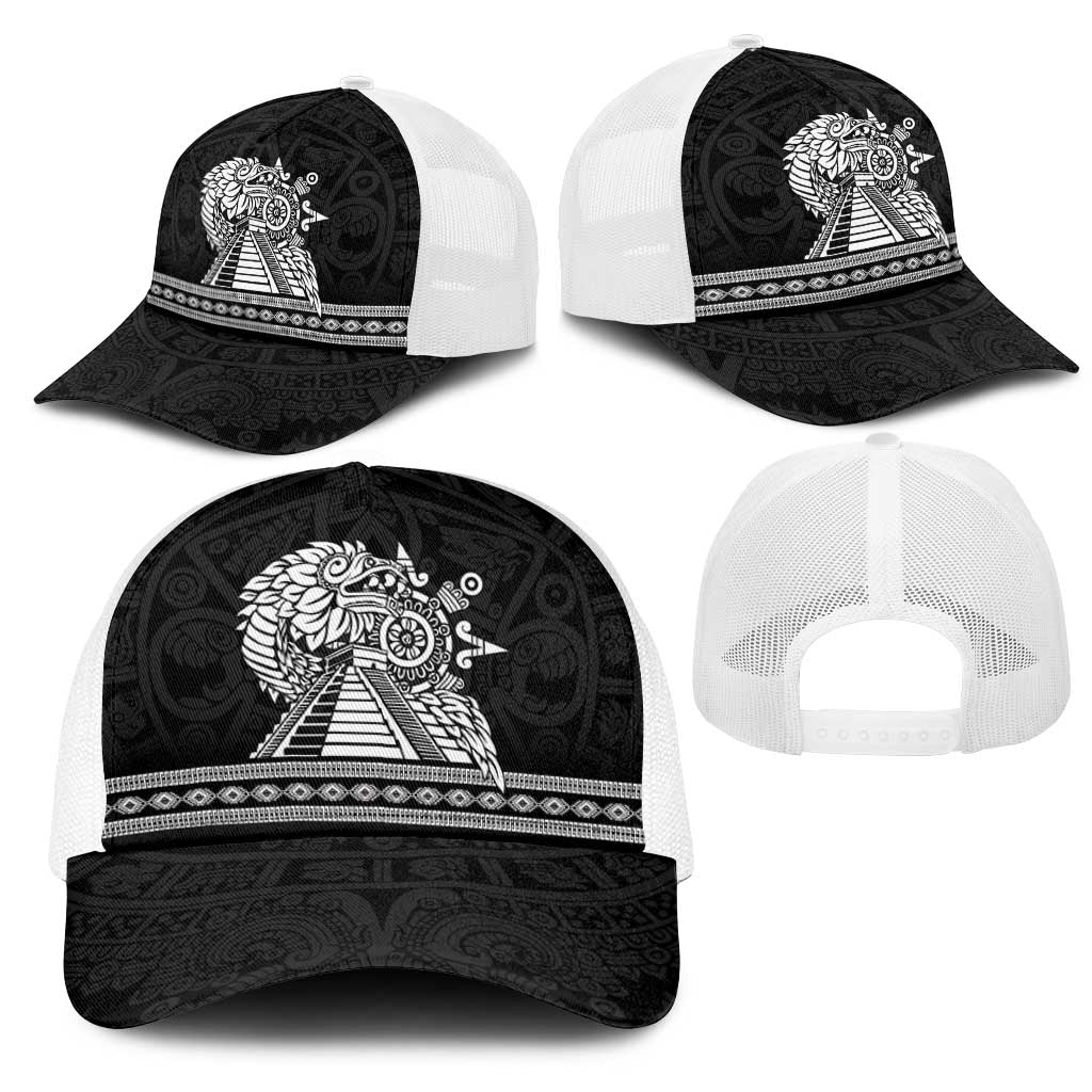 Mexican Aztec Pyramid Mesh Trucker Cap Aztec Pattern - Wonder Print Shop