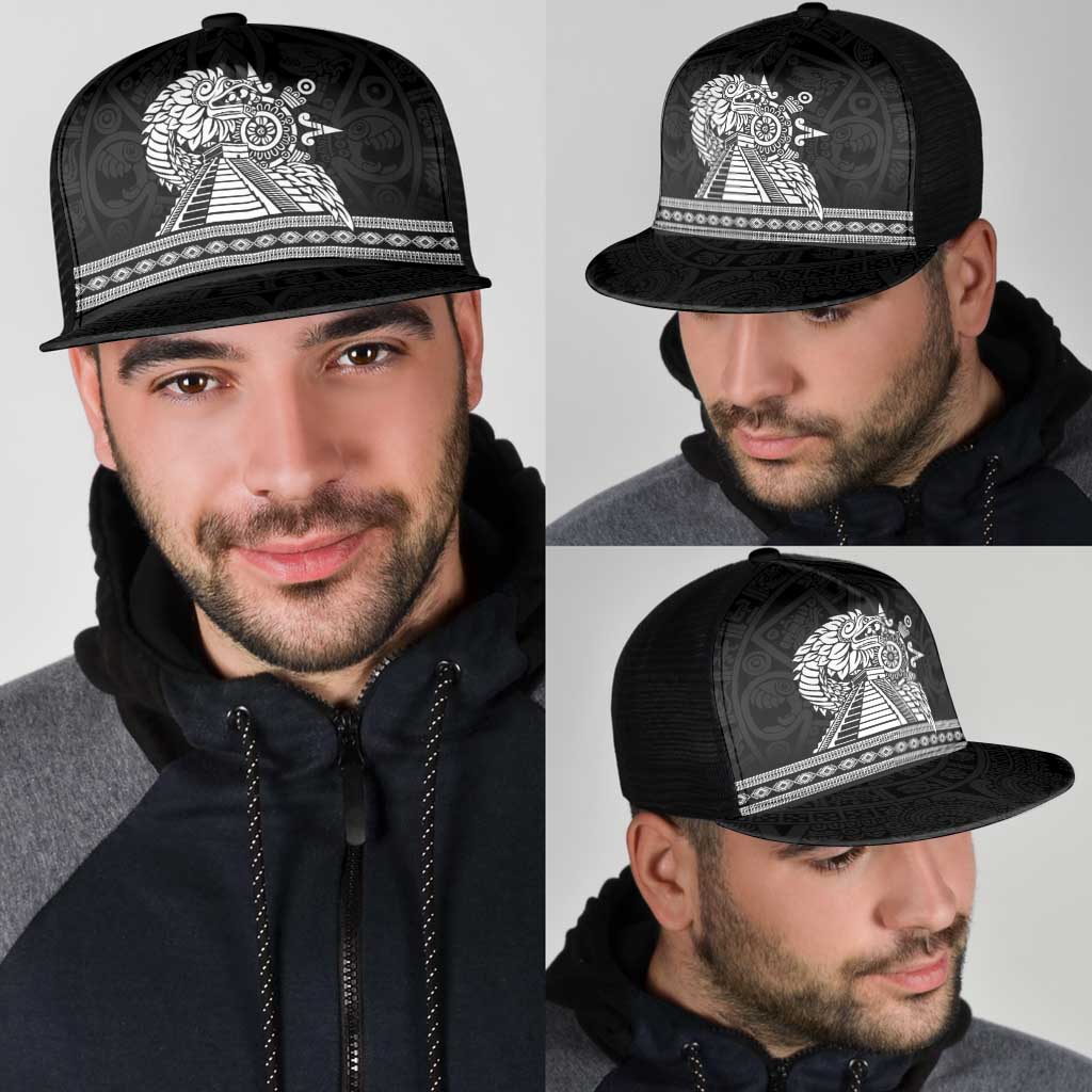 Mexican Aztec Pyramid Mesh Trucker Cap Aztec Pattern - Wonder Print Shop