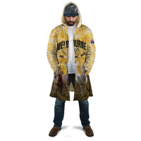 Personalised Melbourne 2026 Cup Cloak Yellow Rose Horse Racing