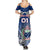 Custom Samoa Rugby Family Matching Summer Maxi Dress and Hawaiian Shirt Toa Samoa Myriad Patterns - Wonder Print Shop