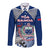 Custom Samoa Rugby Long Sleeve Button Shirt Toa Samoa Myriad Patterns - Wonder Print Shop