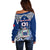 Custom Samoa Rugby Off Shoulder Sweater Toa Samoa Myriad Patterns - Wonder Print Shop