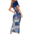 Custom Samoa Rugby Short Sleeve Bodycon Dress Toa Samoa Myriad Patterns - Wonder Print Shop