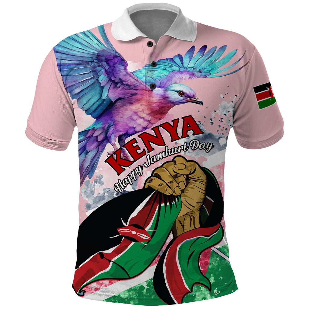 personalised-kenya-independence-day-polo-shirt-the-lilac-breasted-roller-unique-version